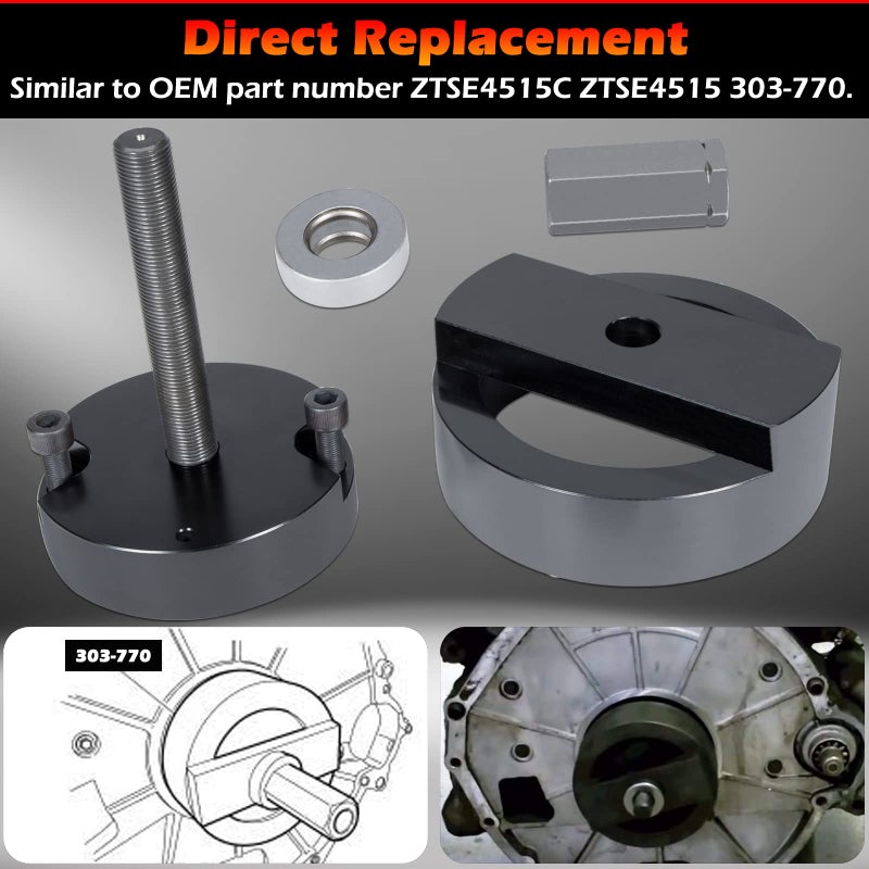 Bonbo 303-770 Crankshaft Rear Main Seal & Wear Sleeve Ring Installer Tool Perfectly Fits for Ford 4.5L 6.0L 6.4L Powerstroke Diesel Engines - Image 4